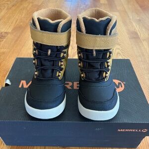 Merrell Snow Storm Waterproof Boots, Wheat, Size 11